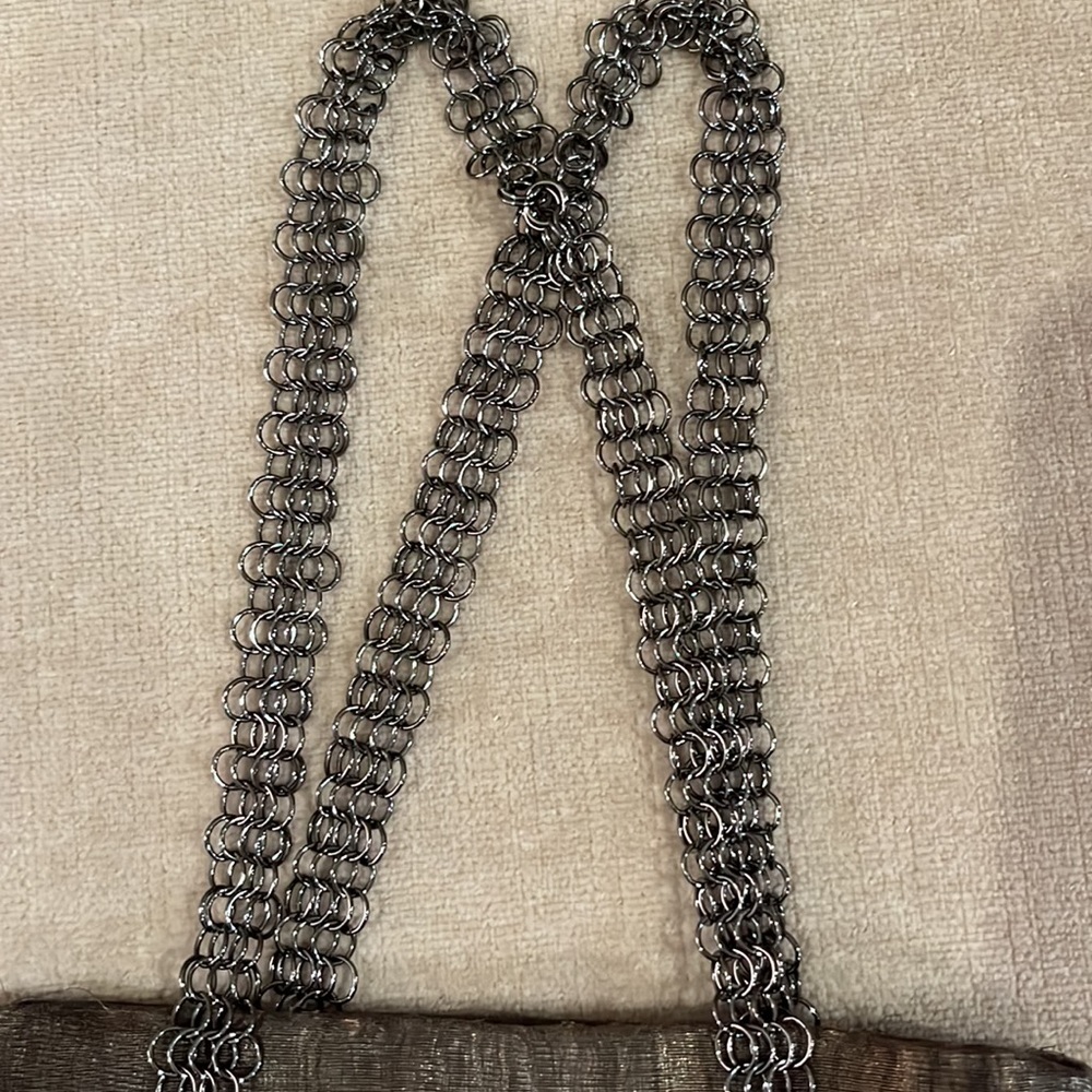 Nancy Bacich Mesh Metal Chain Mail Vintage Bag - Picture 5 of 17
